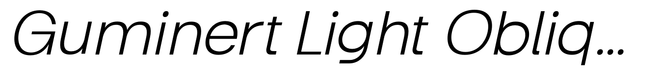 Guminert Light Oblique